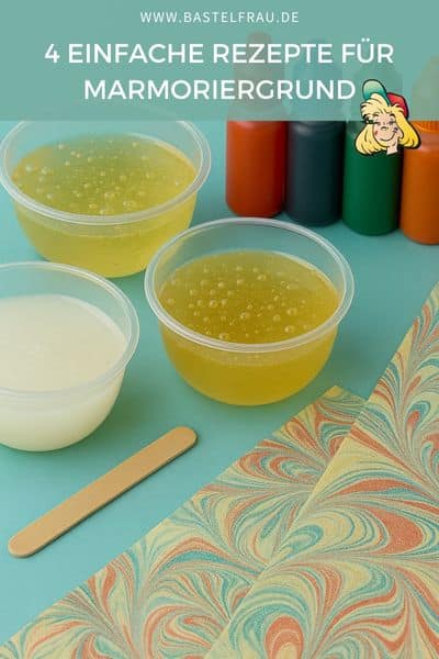 4 einfache Rezepte für Marmoriergrund