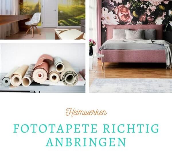 Fototapete richtig anbringen