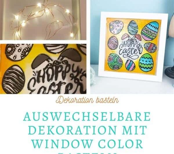 Auswechselbare Dekoration mit Window Color