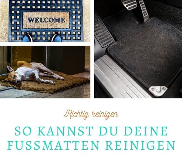So kannst du deine Fußmatten reinigen