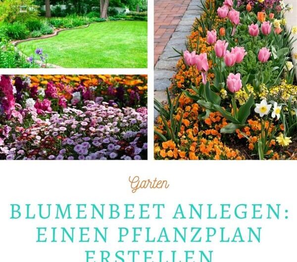 Blumenbeet anlegen: Pflanzplan erstellen