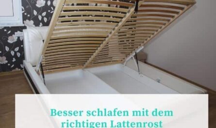 Besser schlafen mit dem richtigen Lattenrost