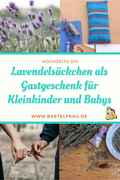 Lavendelkissen als Gastgeschenke für Kleinkinder und Babys