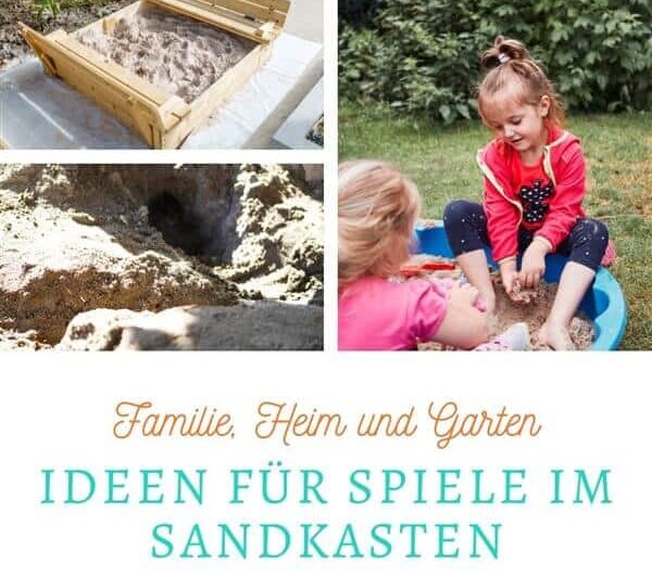 Ideen für Spiele im Sandkasten