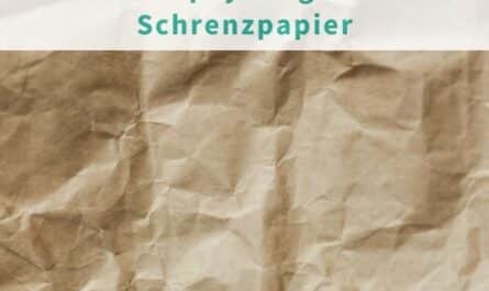 Upcycling Schrenzpapier