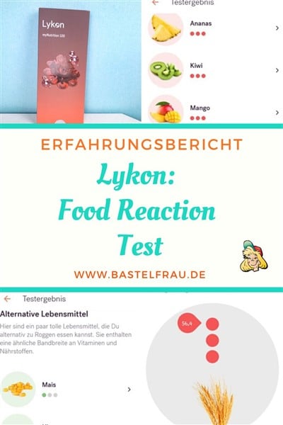 Lykon: Food Reaction Test Pinterestbild