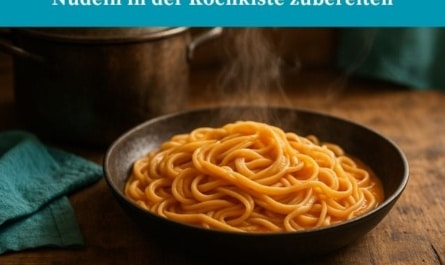 Nudeln in der Kochkiste zubereiten