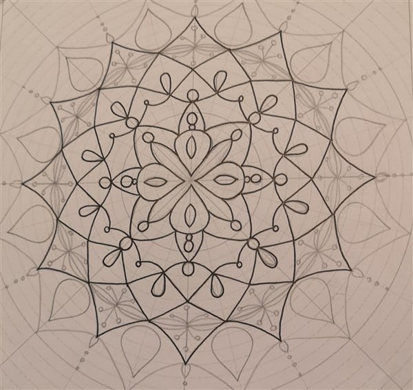 Mandala zeichnen lernen