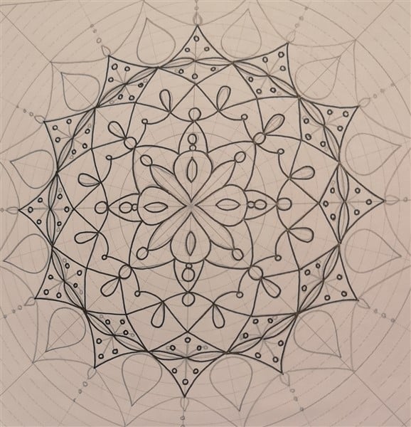 Zeichnen Mandalas