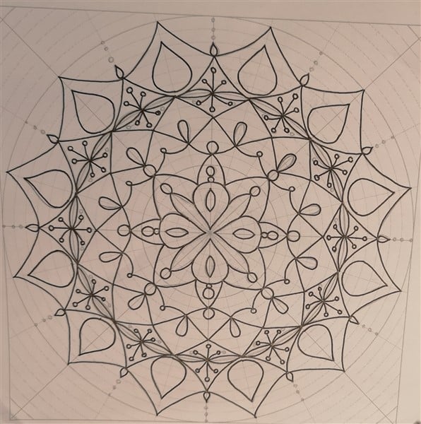 Zeichnen Mandalas