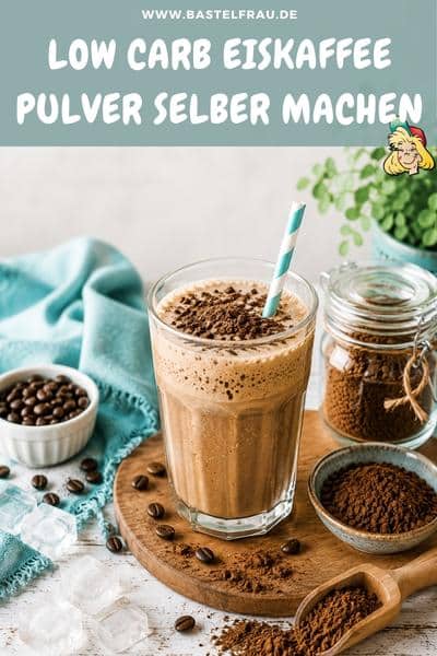 Low Carb Eiskaffee Pulver selber machen