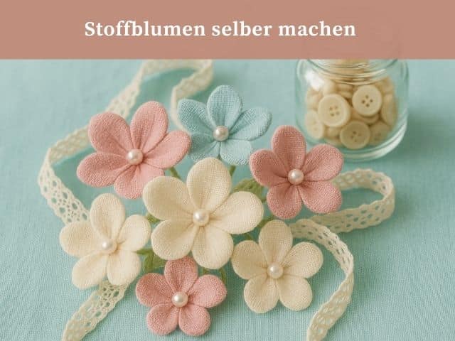 Stoffblumen selber machen