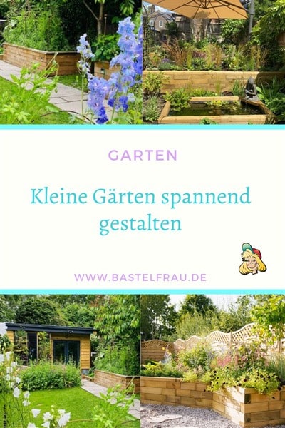 Kleine Gärten spannend gestalten‍ Pinterestbild