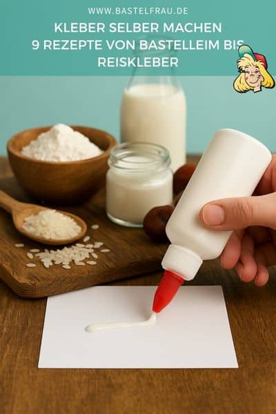 Kleber selber machen – 9 Rezepte von Bastelleim bis Reiskleber