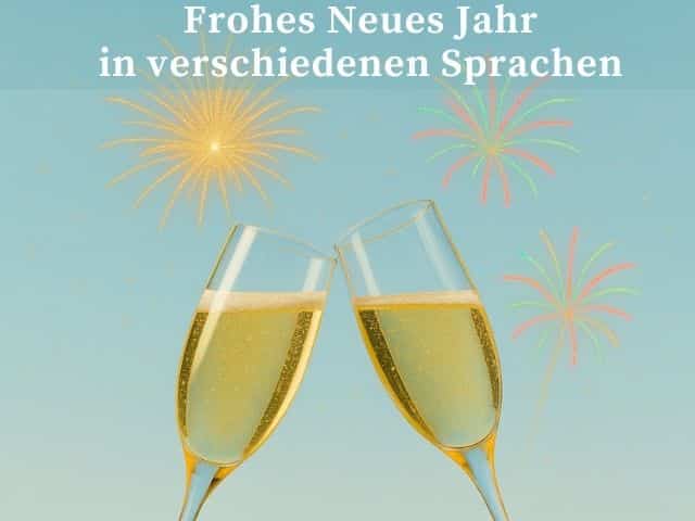 Neujahrsgrüße international – Frohes Neues Jahr in verschiedenen Sprachen