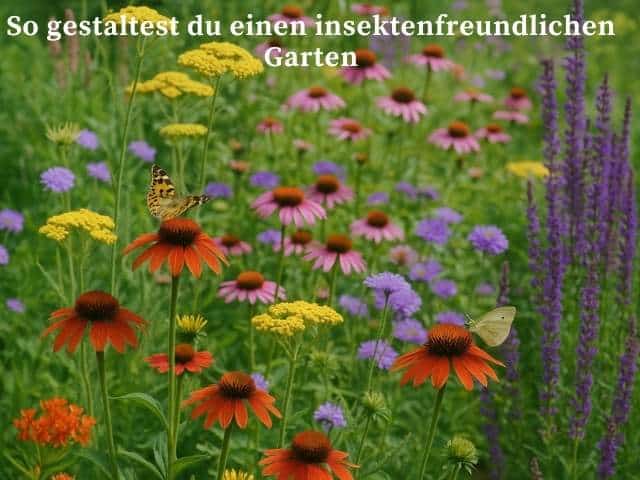 So gestaltest du einen insektenfreundlichen Garten