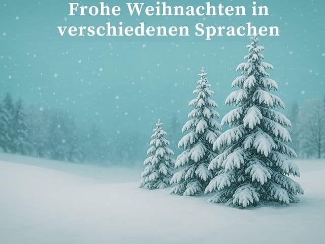 Weihnachtsgrüße international – Frohe Weihnachten in verschiedenen Sprachen