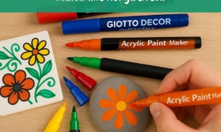 Malen mit Acrylstiften – Farbintensiv, deckend, kreativ: So nutzt du die Alleskönner auf Holz, Stein, Papier & mehr.