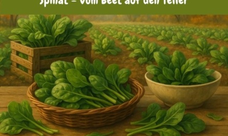 Spinat – vom Beet auf den Teller