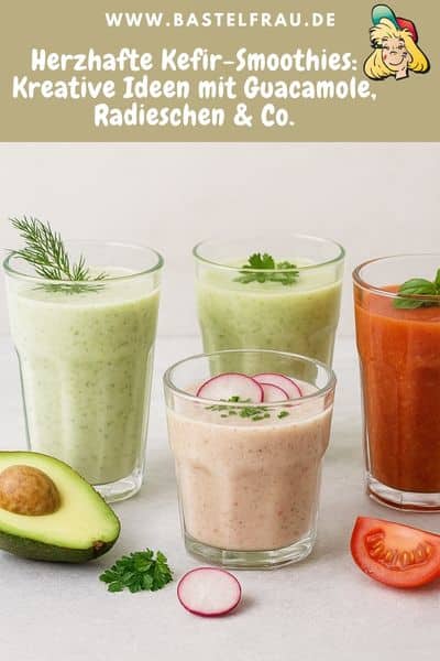 Herzhafte Smoothies mit Kefir, fermentiertem Gemüse & Guacamole – kreativ, probiotisch & überraschend lecker!