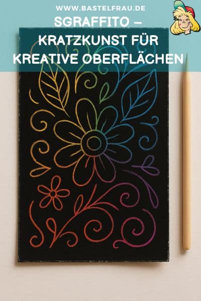 Mit Kratzkunst kreativ werden – entdecke Sgraffito für Wand, Papier und Keramik!