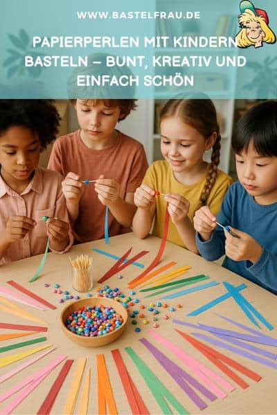 Kleine Hände, große Freude – aus buntem Papier wird ein Schatz.