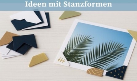 Fotoecken basteln – kreative Ideen mit Stanzformen