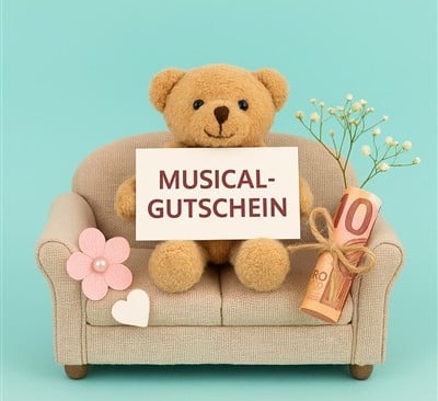 Geldgeschenke und Gutscheine für ein Musical: