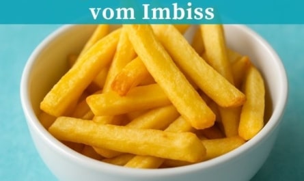 Knusprige Pommes aus dem Airfryer - wie vom Imbiss