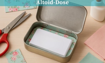 Visitenkarten-Etui aus einer Altoid-Dose