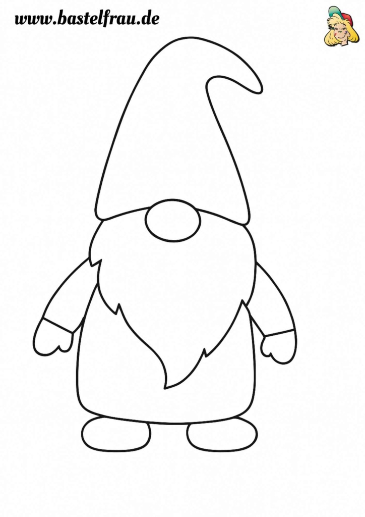 Wichtelvorlage für Papiermosaik