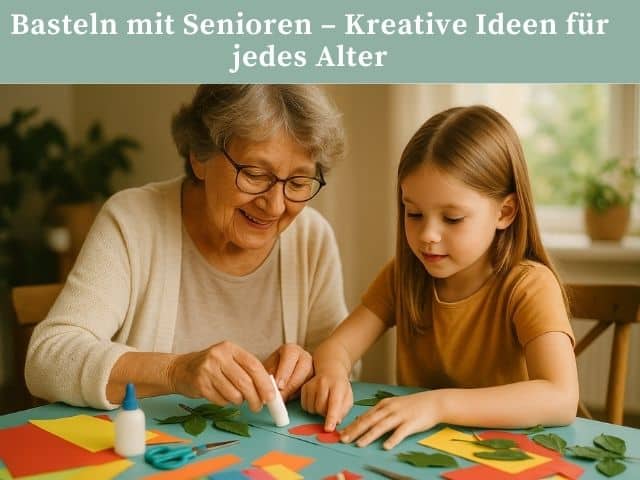 Basteln mit Senioren – Kreative Ideen für jedes Alter