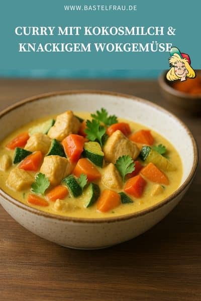 Curry mit Kokosmilch & knackigem Wokgemüse