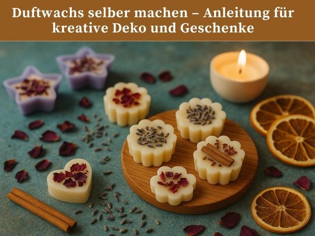 Duftwachs selber machen – Anleitung für kreative Deko und Geschenke