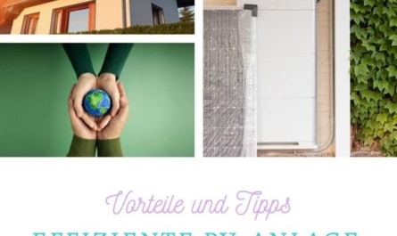 Titelbild PV-Anlage mit Speicher: Collage mit PV-anlagen, Speicherung und zwei Handen die die Erde halten