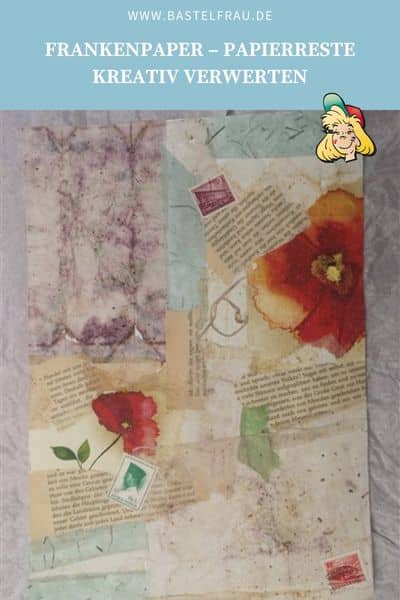 Aus Papierresten Neues erschaffen: Mit der Technik Frankenpaper entstehen bunte Patchwork-Bögen, die sich perfekt für Junk Journals, Scrapbooking, Karten und Mixed Media eignen. Ob genäht oder geklebt – das kreative Hintergrundpapier macht jedes Projekt zu einem Unikat.