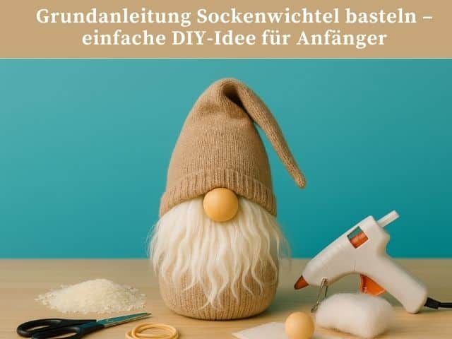 Grundanleitung Sockenwichtel basteln – einfache DIY-Idee für Anfänger