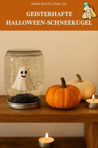 Geisterhafte Halloween-Schneekugel basteln – schütteln, staunen, gruseln in nur 30 Minuten!