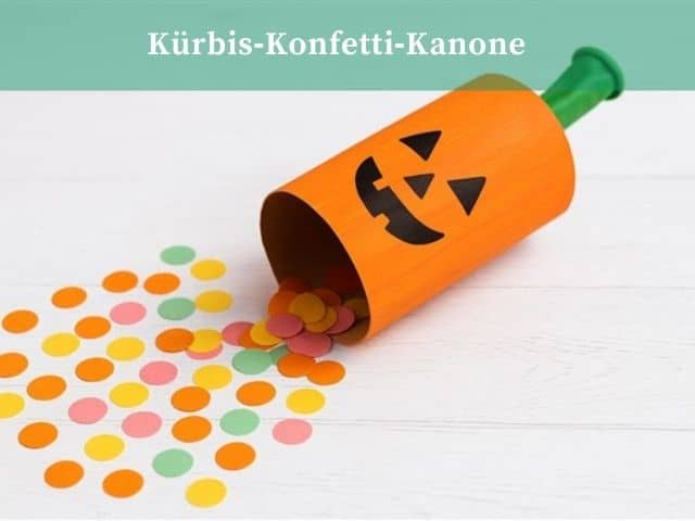 Kürbis‑Konfetti‑Kanone