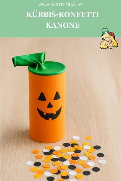 Chipsdose + Luftballon = Boo‑Boom‑Konfetti-kanone – Halloween‑Party, wir kommen!
