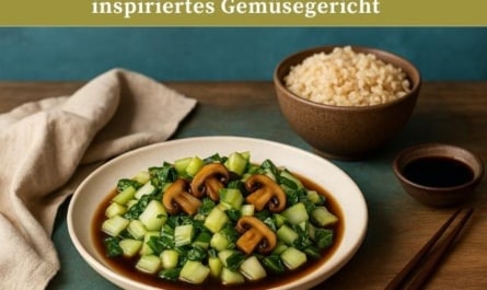 Pak Choi mit Pilzen in Sojasauce – Asiatisch inspiriertes Gemüsegericht