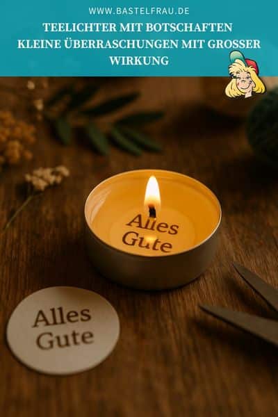 Überrasche deine Liebsten mit einer besonderen Idee: Teelichter mit Botschaften! Beim Abbrennen zeigen sie liebevolle Sprüche und kleine Geheimnisse. Ideal für Geburtstage, Hochzeiten oder einfach so.