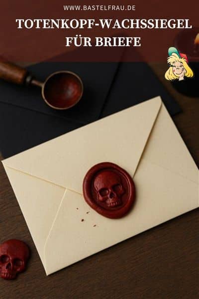 Totenkopf-Wachssiegel - Edle Grusel­post zum Selbergießen!