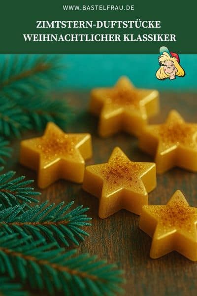 Zimtstern-Duftstücke – weihnachtlicher Klassiker aus Duftwachs