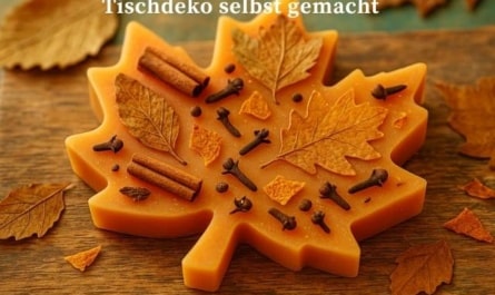 Duftende Herbstblätter – natürliche Tischdeko selbst gemacht