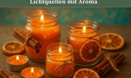 Herbstliche Teelichter – kleine Lichtquellen mit Aroma