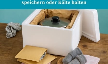 Kochkiste basteln – Wärme speichern oder Kälte halten
