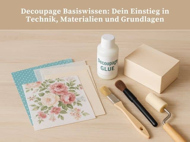 Decoupage Basiswissen: Dein Einstieg in Technik, Materialien und Grundlagen