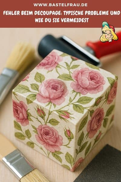 Fehler beim Decoupage: Typische Probleme und wie du sie vermeidest