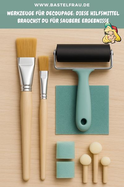 Werkzeuge für Decoupage: Diese Hilfsmittel brauchst du für saubere Ergebnisse